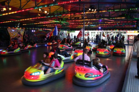 Autodrom - obľúbená atrakcia najmä u chlapcov. 